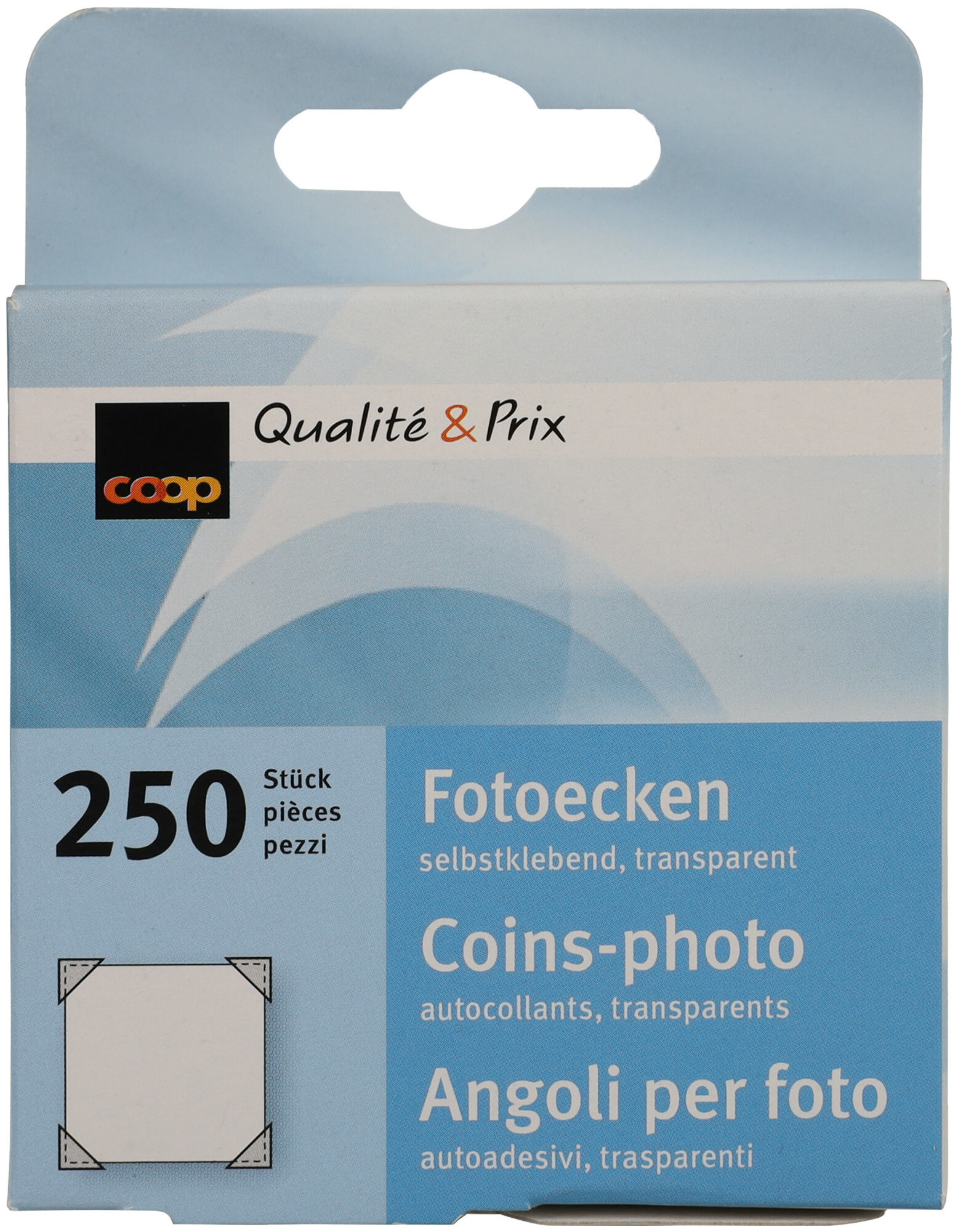 Coop coins-Photo 250 pcs blanc