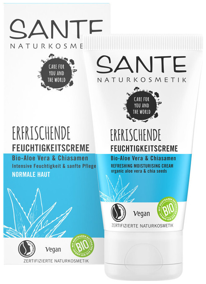 Image of Sante Erfrischende Feuchtigkeitscreme Bio-Aloe Vera & Chiasamen