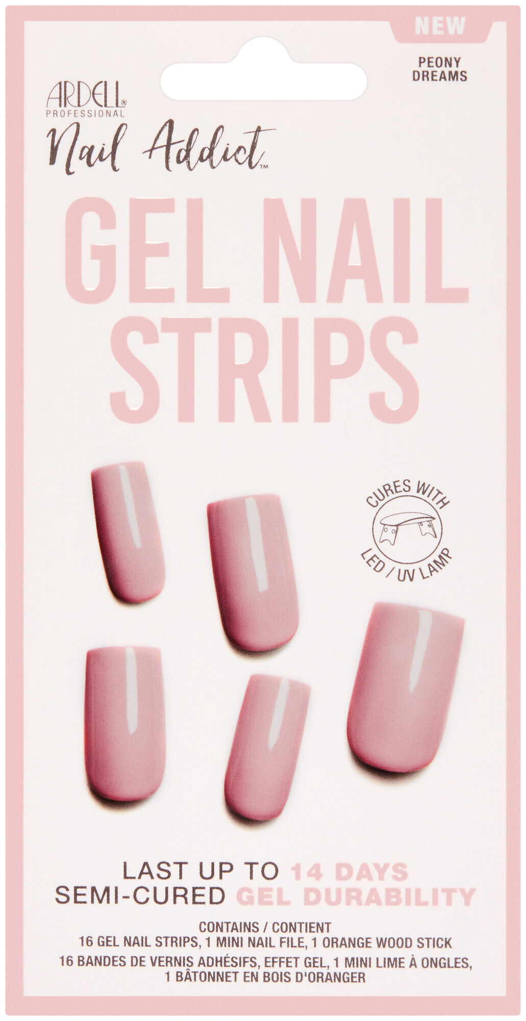 Image of Ardell Gel Nail Strips Peony Dreams