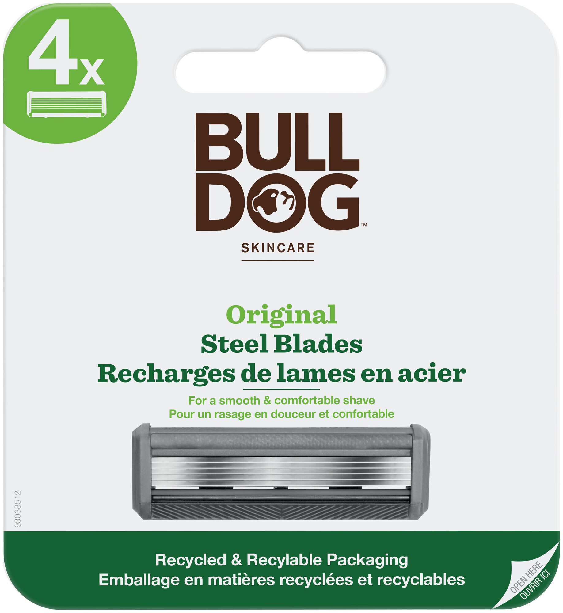 Image of Bulldog Rasierklingen 5er 4 Stück