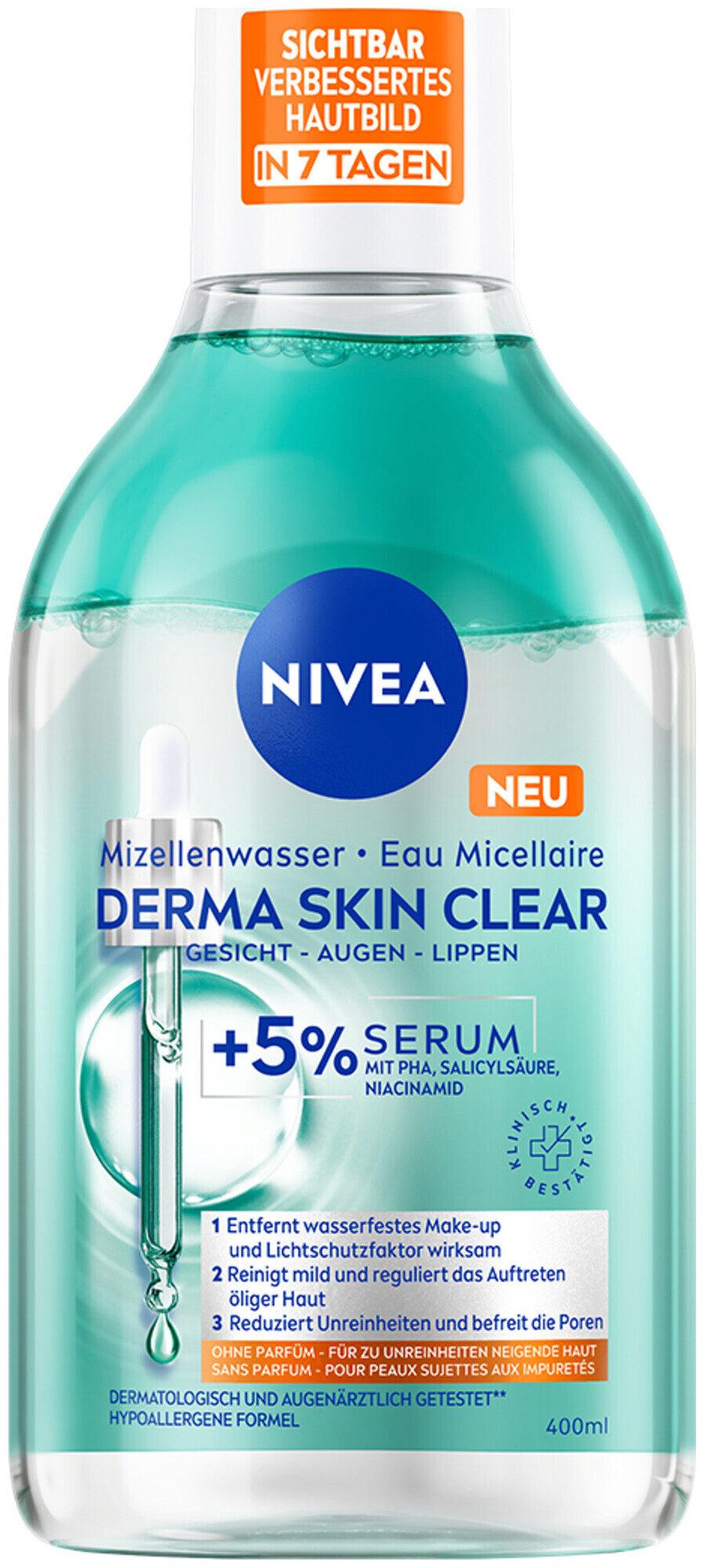 Image of Nivea Derma Skin Clear Serum Mizellenwasser