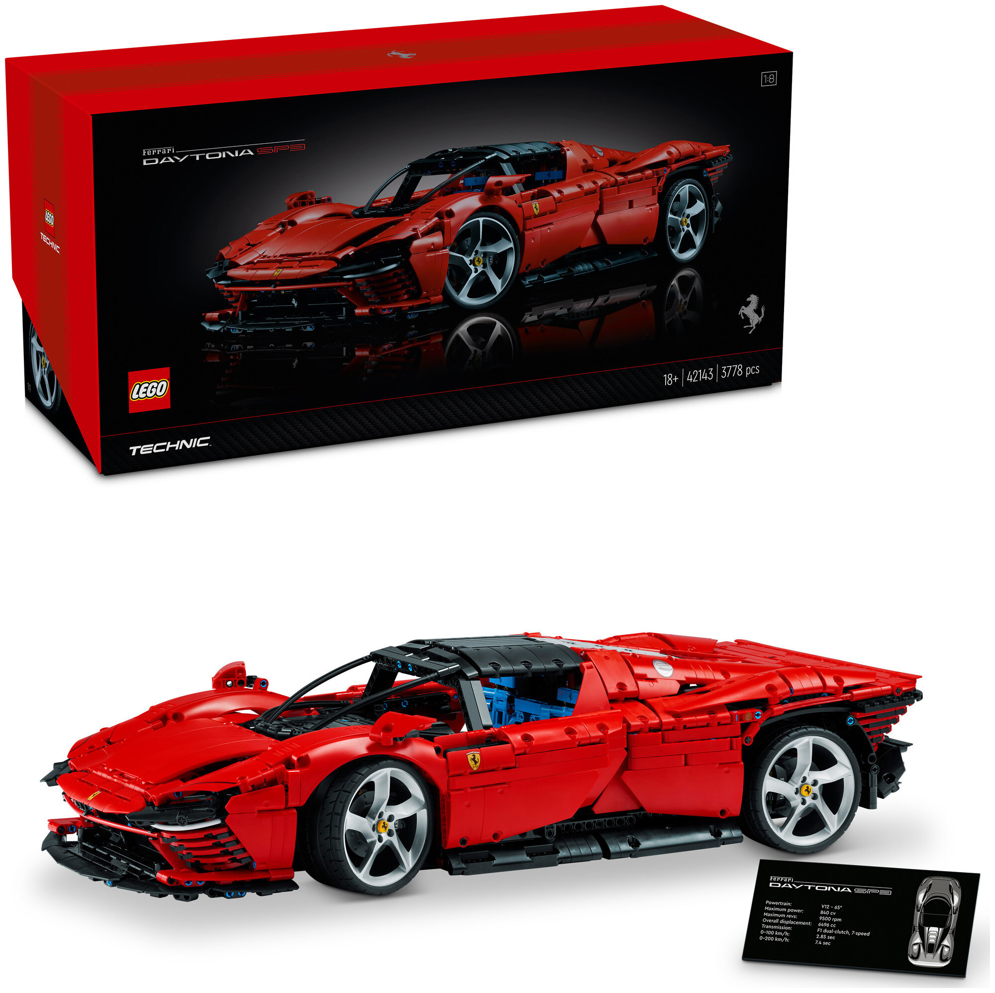 Image of Lego Technic Lego® Technic 42143 Ferrari Daytona SP3 18+ Jahre