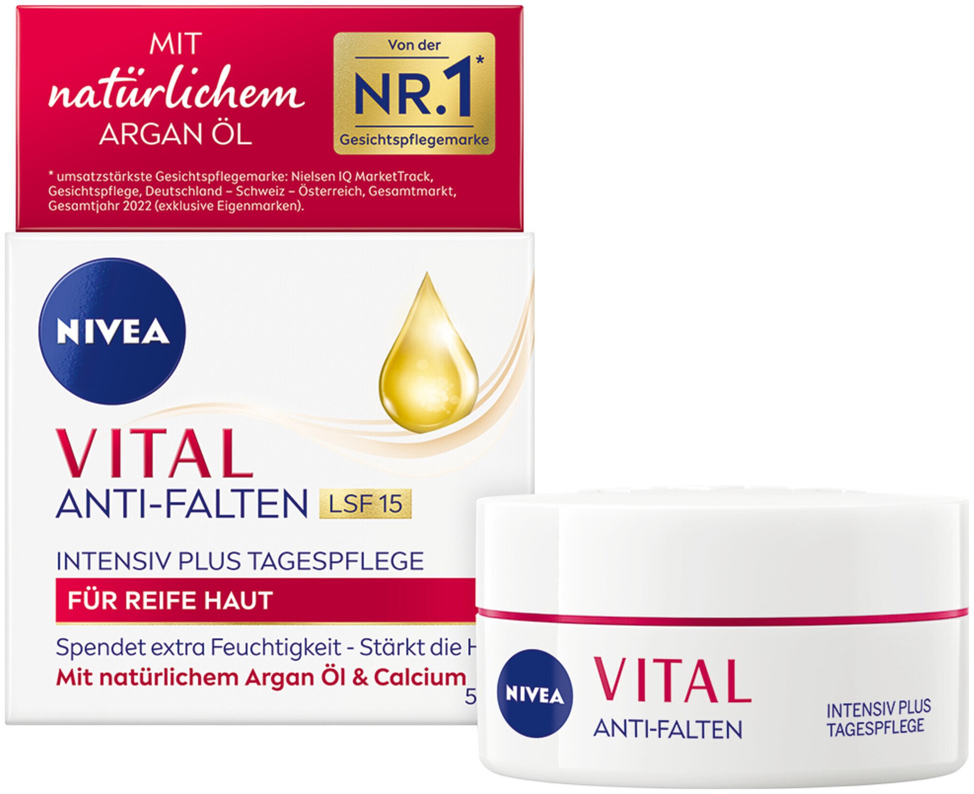 Image of Nivea Vital Anti-Age extra reichhaltige Tagescreme LSF 15
