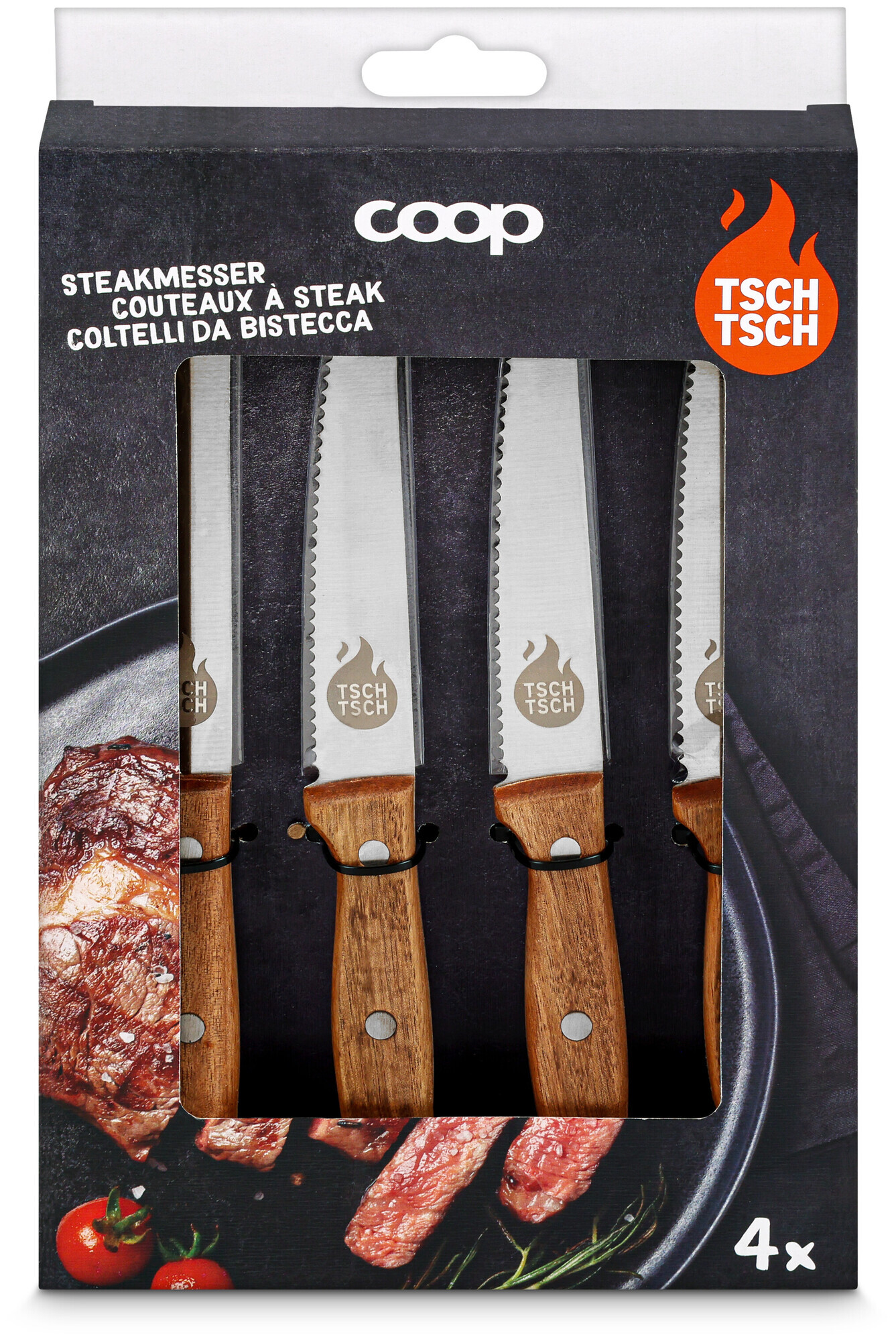 Coop Tsch Tsch Messer-Set 4St