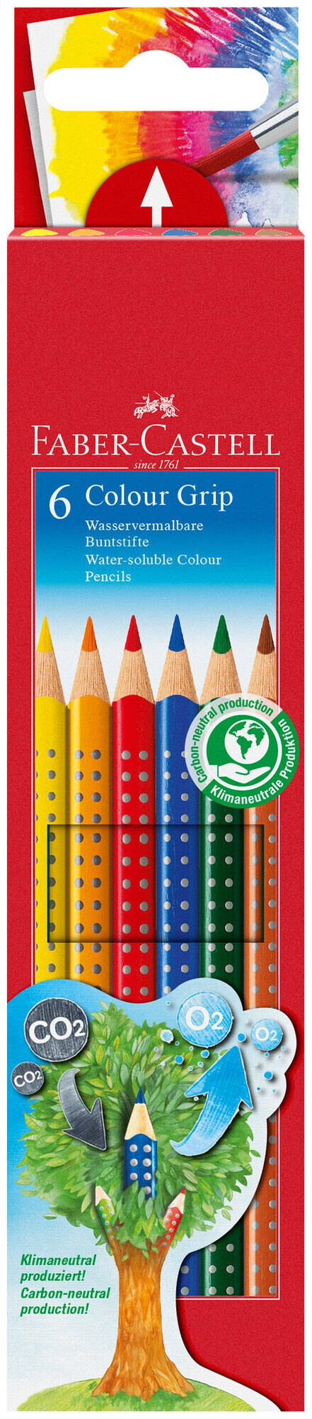 Image of Faber Castell Faber-Castell Farbstift (Mehrfarbig, 6 Stück)