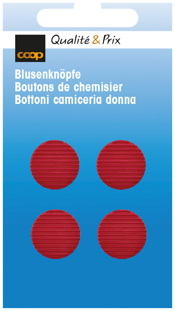 Image of Coop Blusenknopf Öse bordeaux 15 mm 4Stk.
