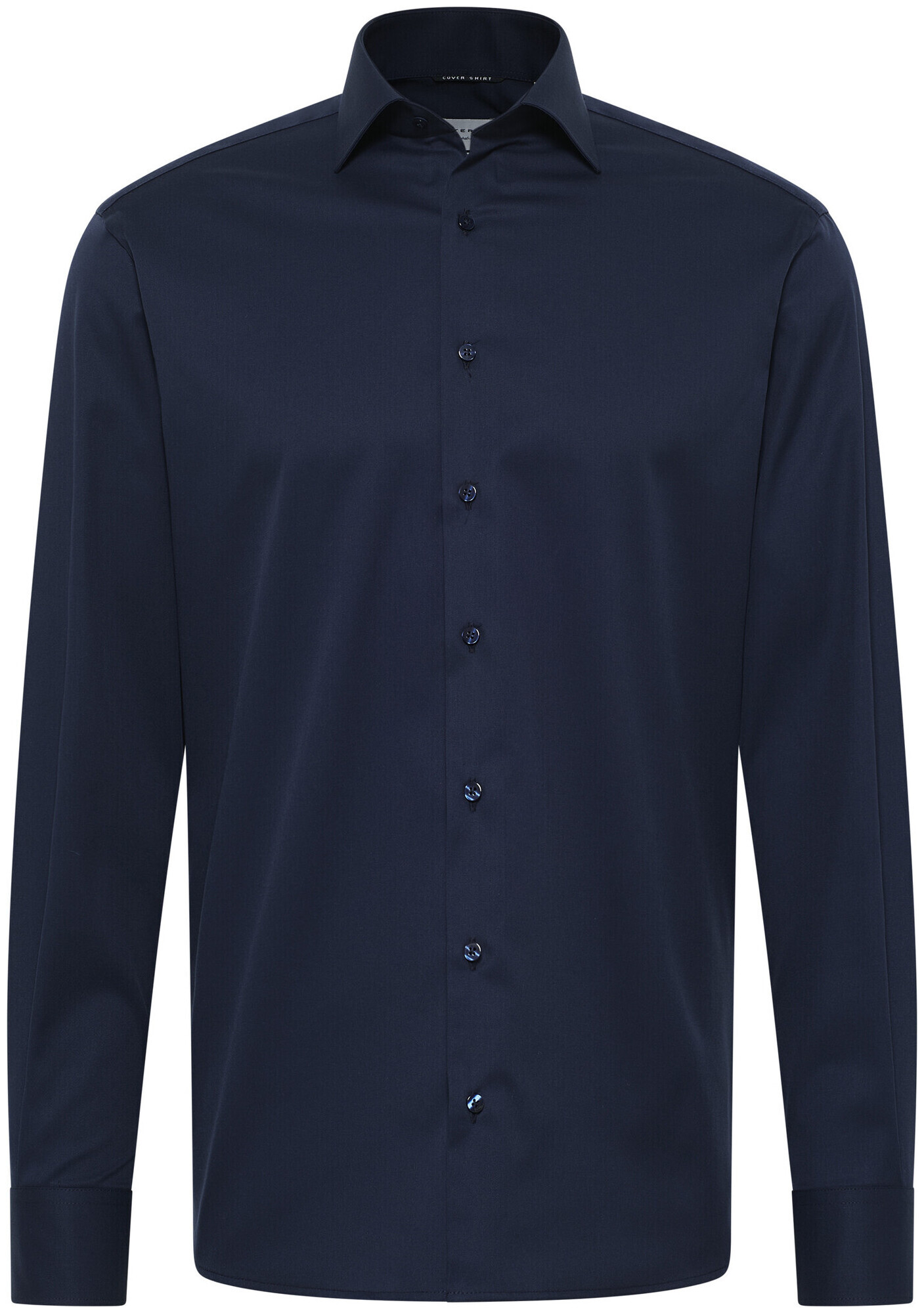 Image of Eterna Modern FIT Cover Shirt Twill Langarm navy 38