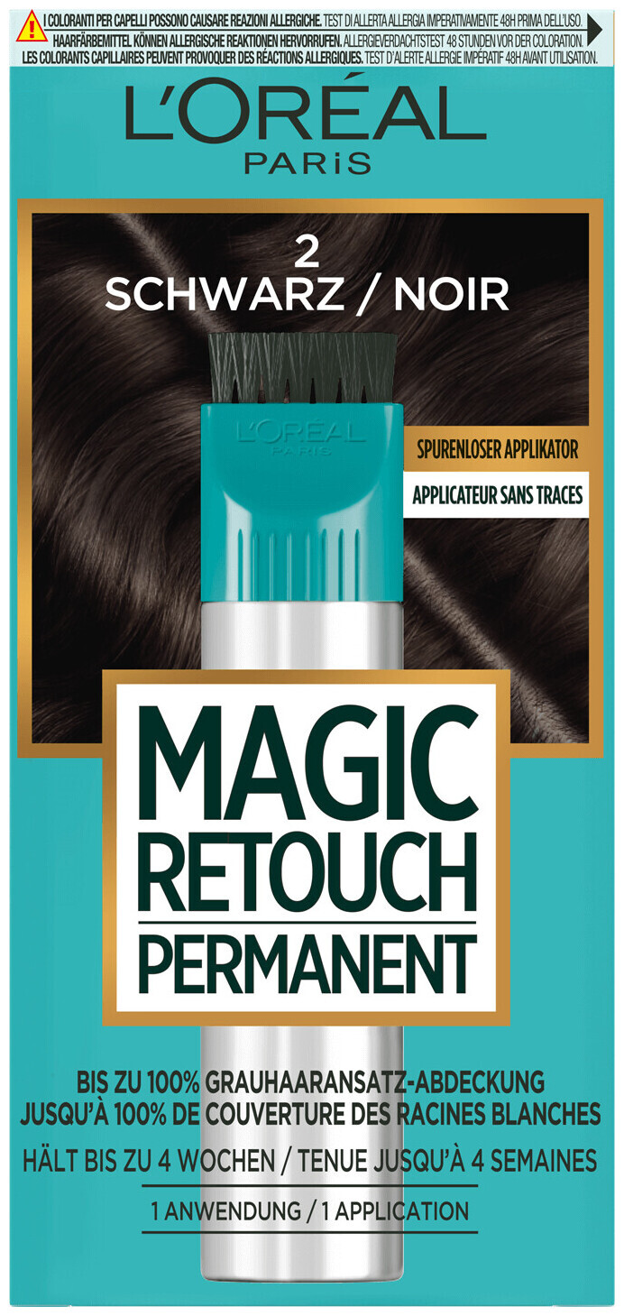 Image of L'Oréal Paris Magic Retouch Permanent, 2 Schwarz