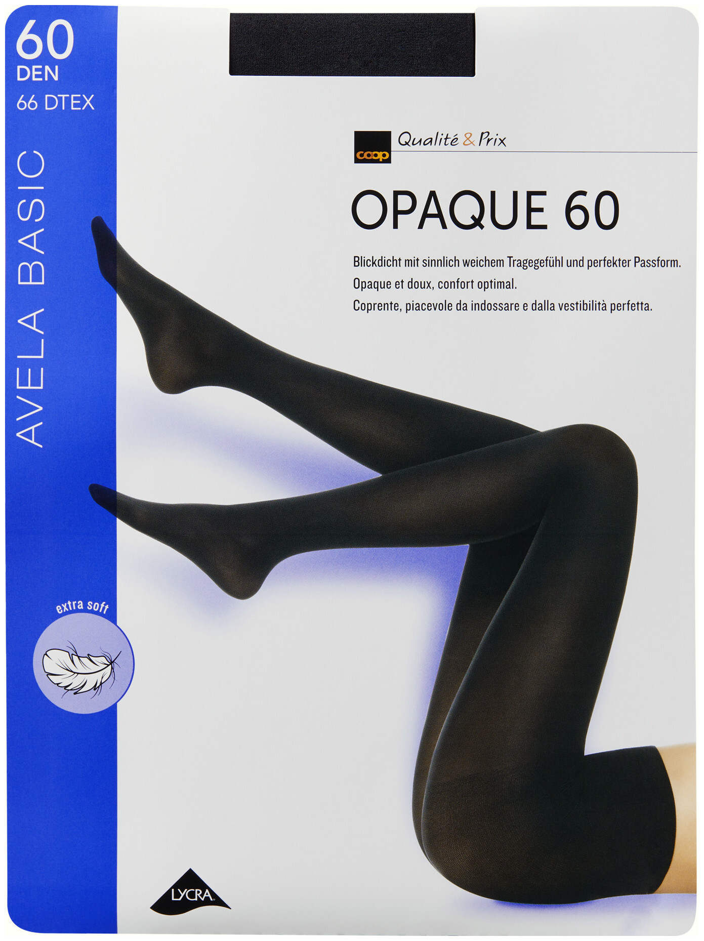 Image of Avela Strumpfhose Opaque 60 Noir 9.5