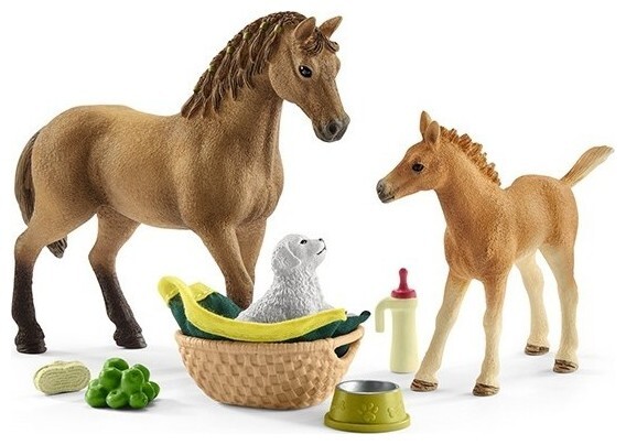 Image of Schleich Horse Club Set Tierbaby (8 Stück, Mehrfarbig)