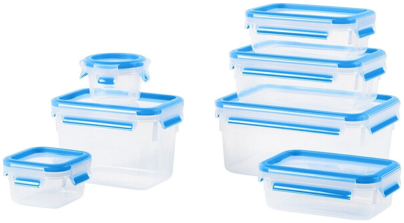 Image of Emsa Behälter Clip&Close Set blau 7 Stück