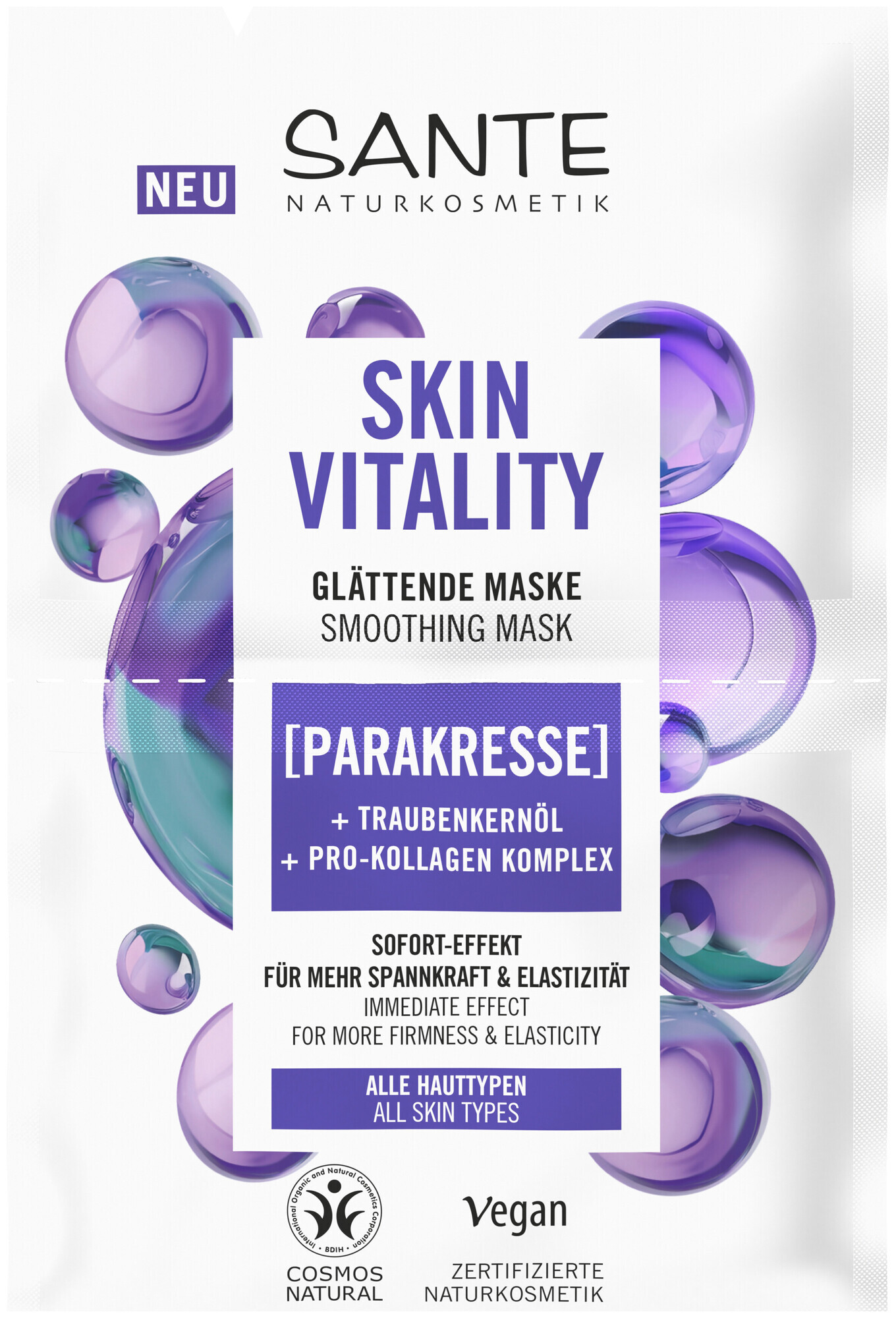 Image of Sante Skin Vitality Smoothing Face Mask 8 ml
