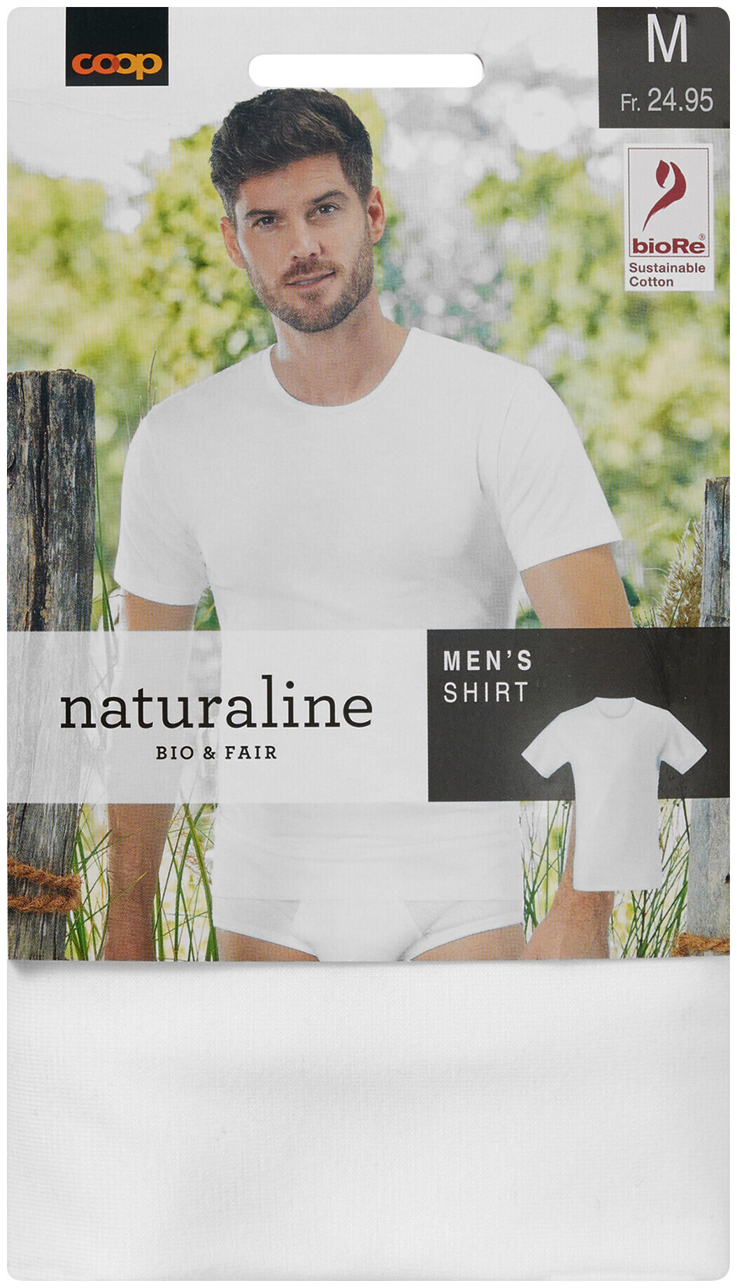 Naturaline Textil Naturaline shirt pour homme Blanche M