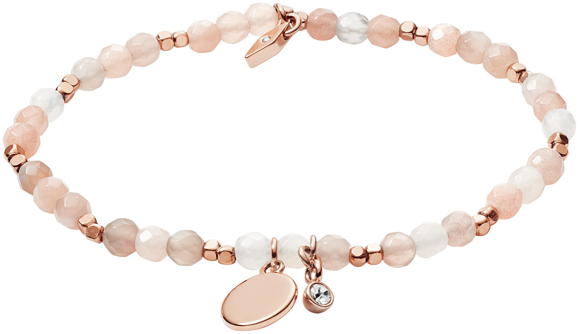 Image of Fossil Jewels Fossil Damen Armband Nude Semi-Precious