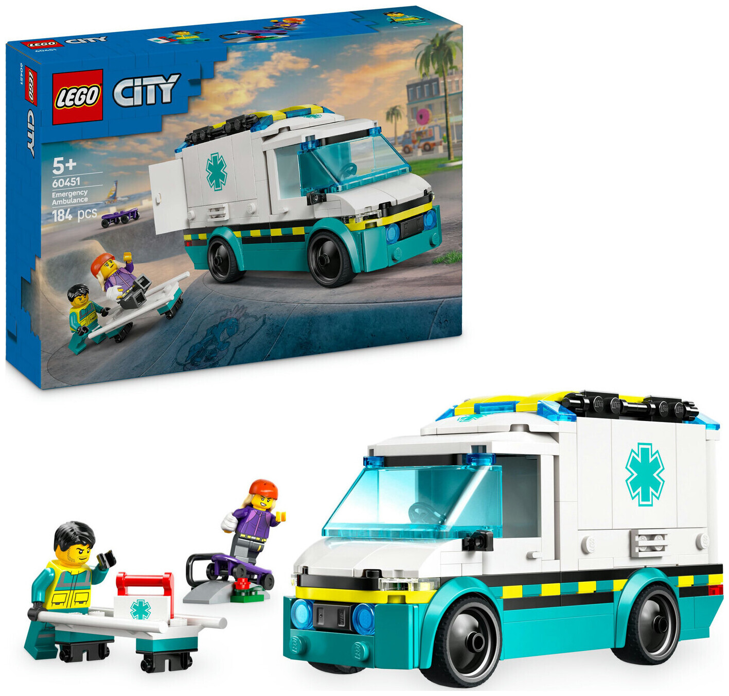 Image of Lego City Lego® City 60451 Rettungswagen ab 5 Jahren