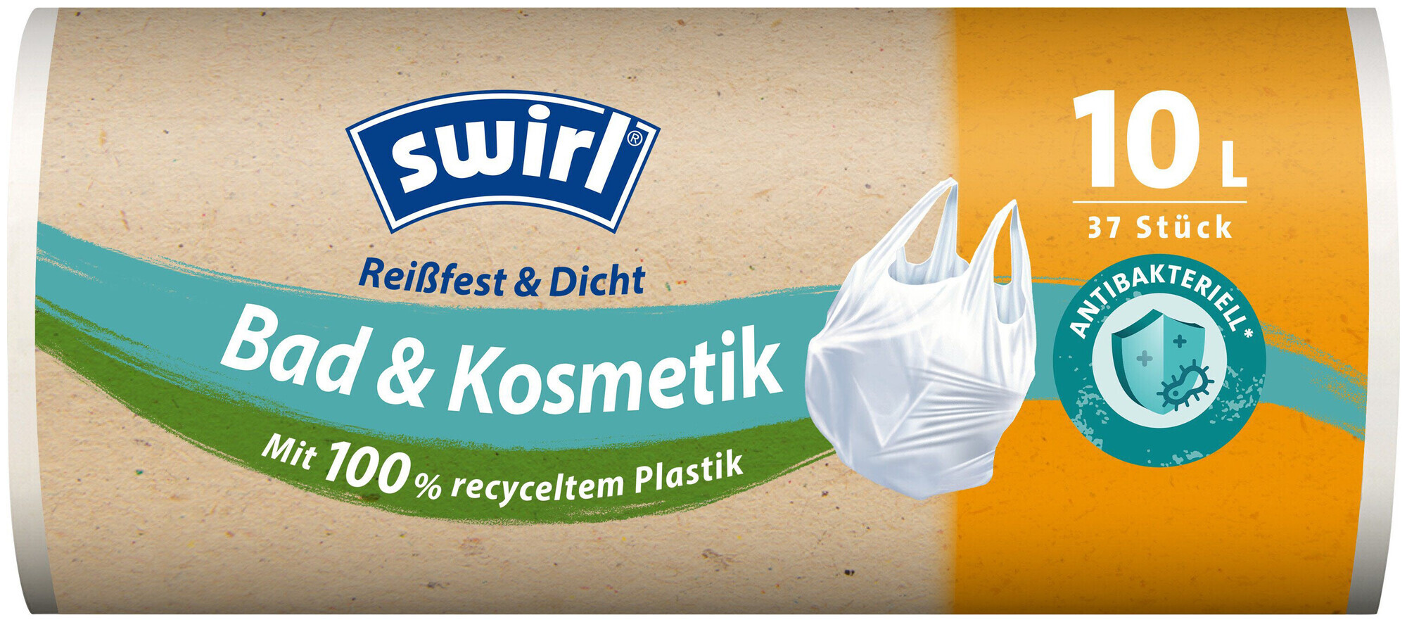 Image of Swirl Müllsäcke Bad & Kosmetik 10l 37 Stück