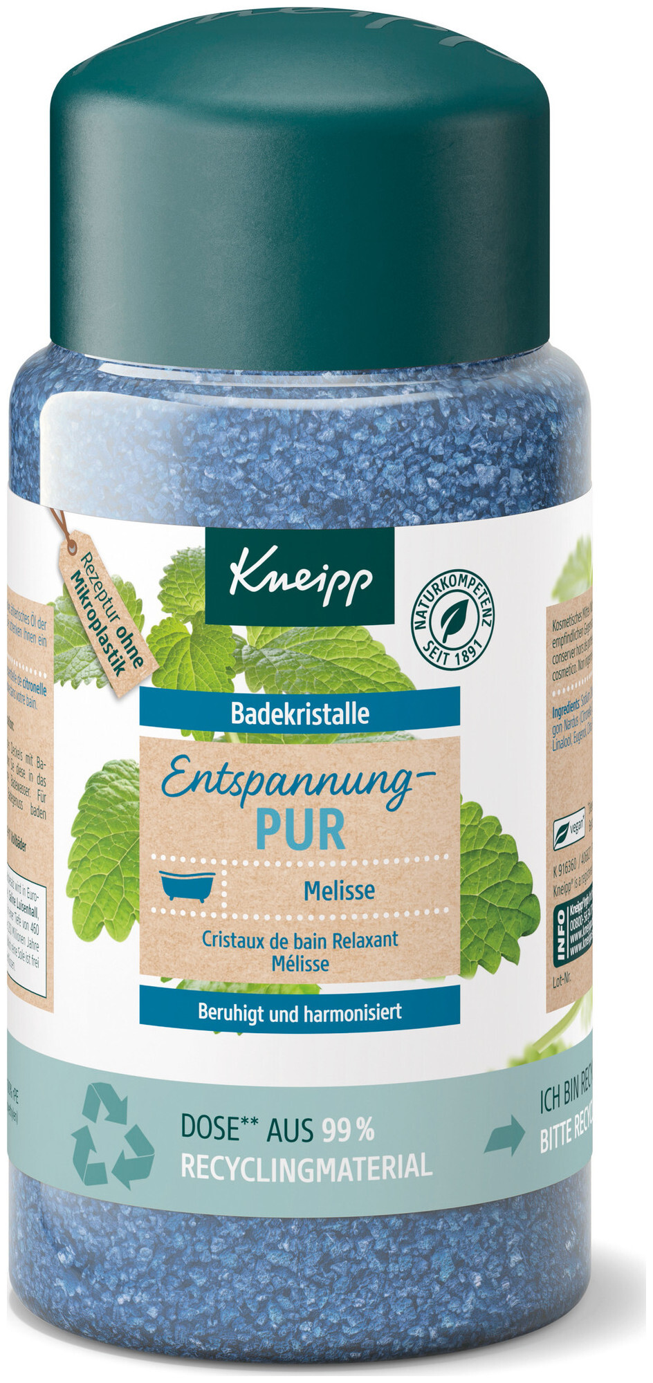 Image of Kneipp Melissen Entspannung Pur Badesalz