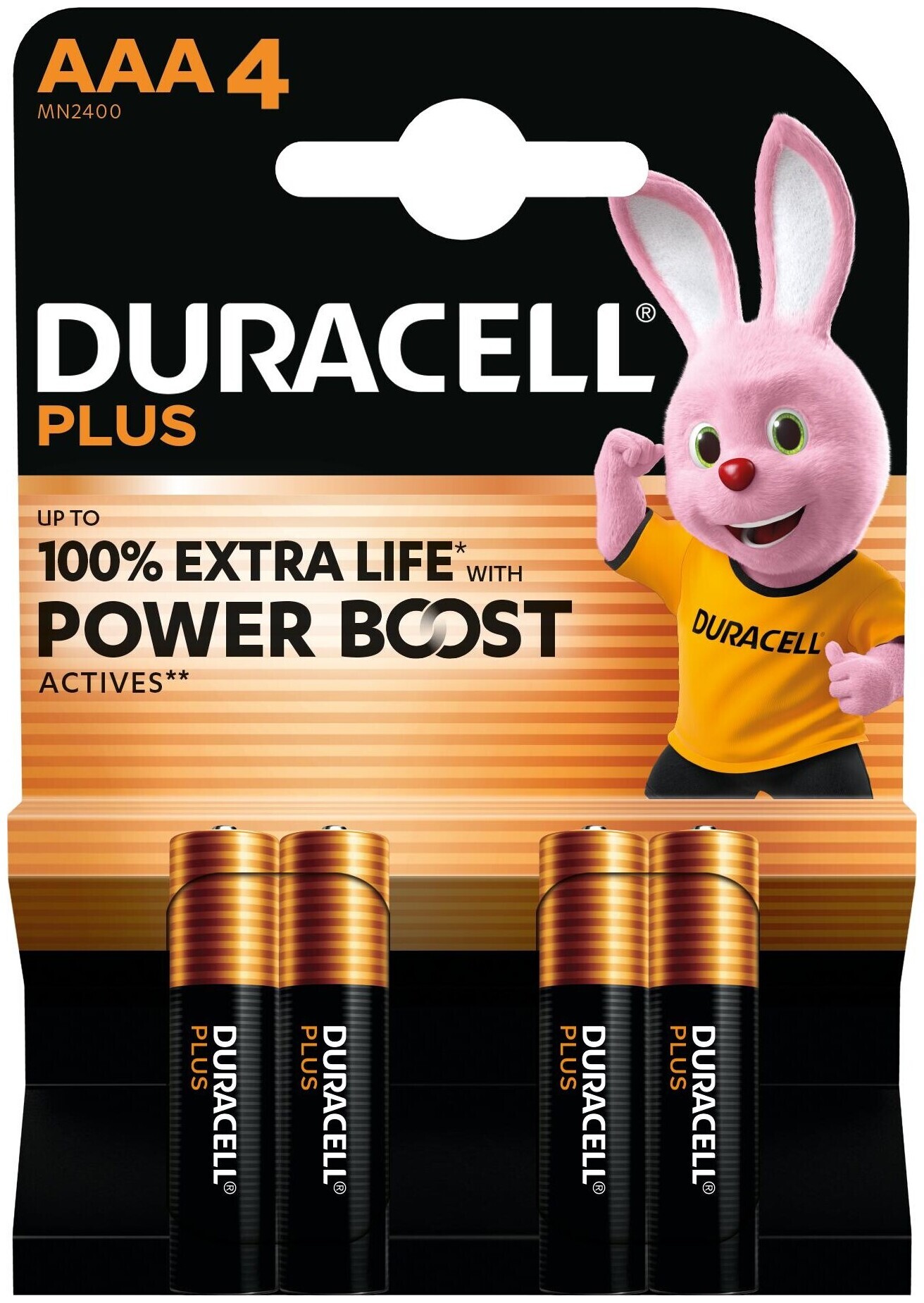 Duracell Batterien Plus Aaa/Lr03 4 Stück