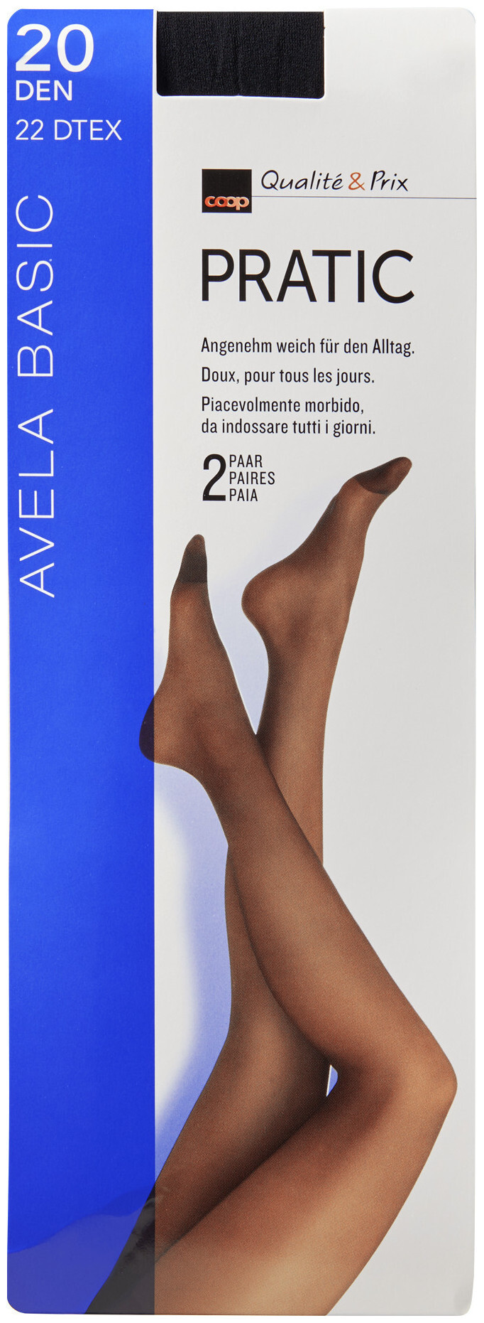 Image of Avela Strumpfhose Pratic Noir 10 - 10.5
