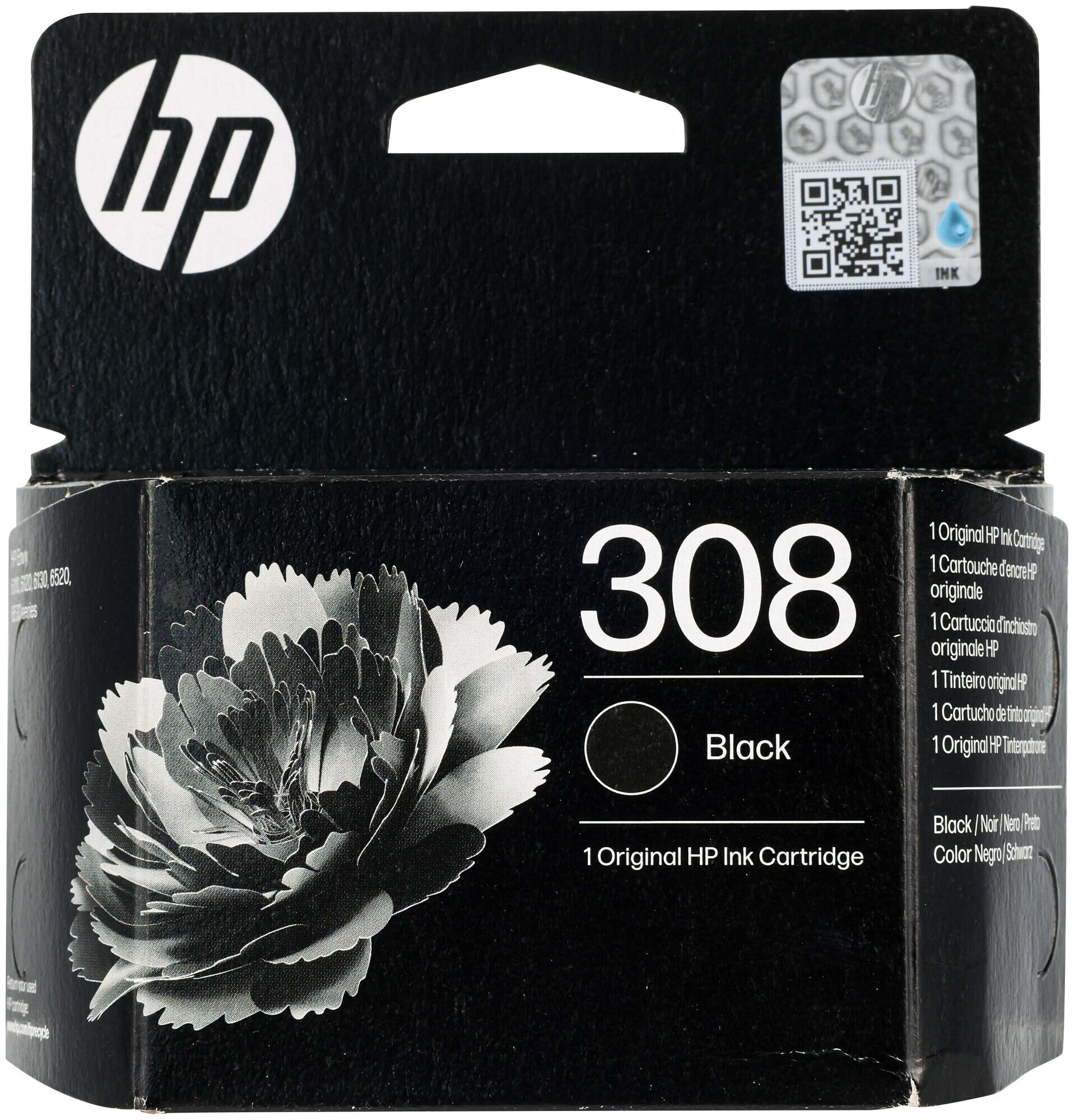 HP Tintenpatrone 308 schwarz