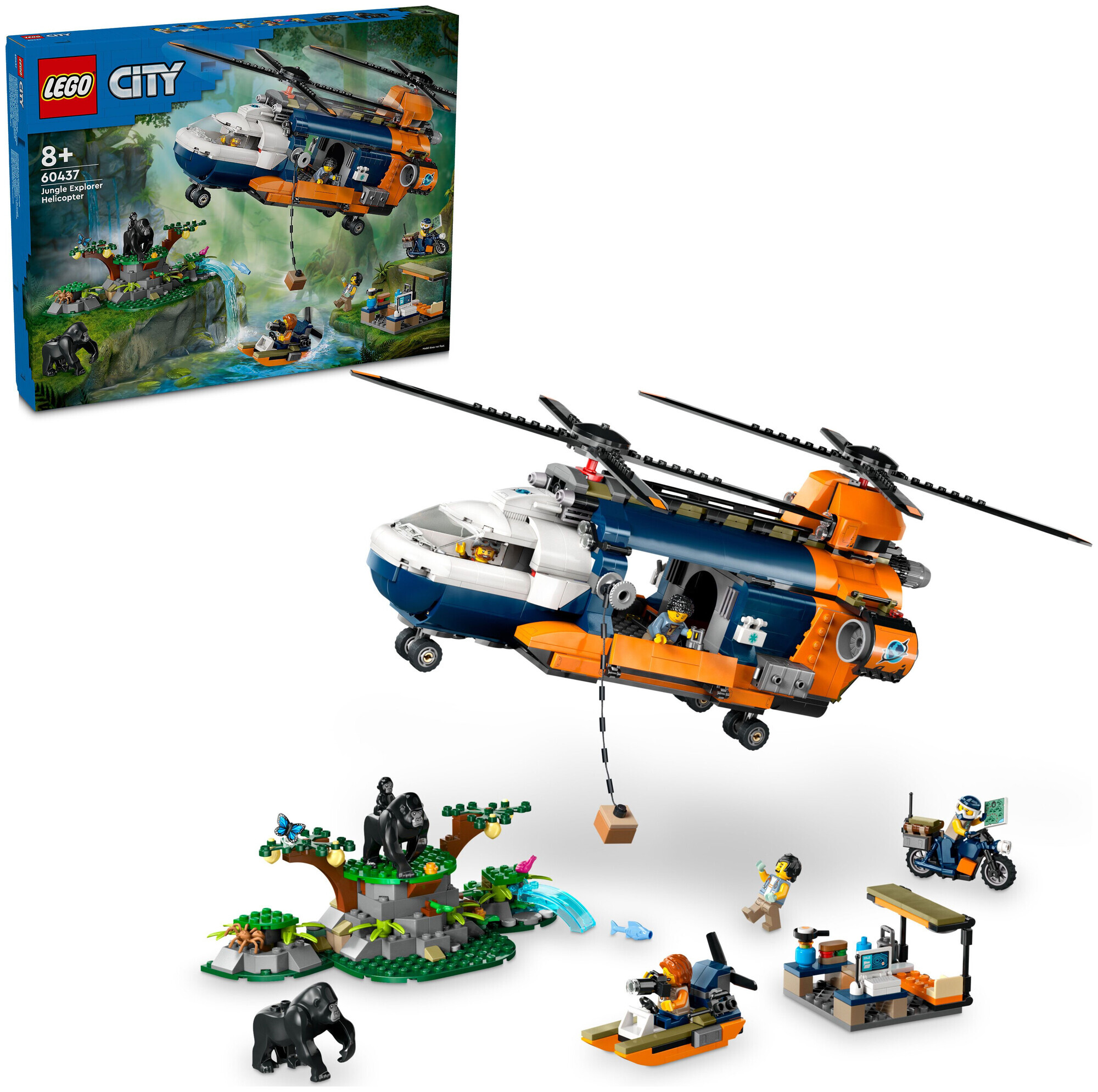 Image of Lego City Lego® City 60437 Dschungelforscher-Hubschrauber