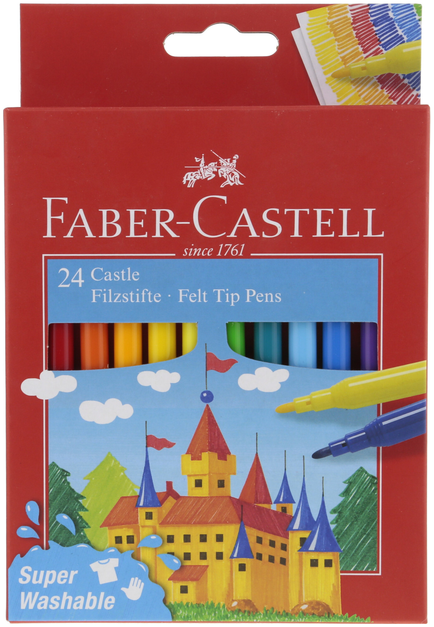 Image of Faber Castell Fasermaler Castle 24 Stück