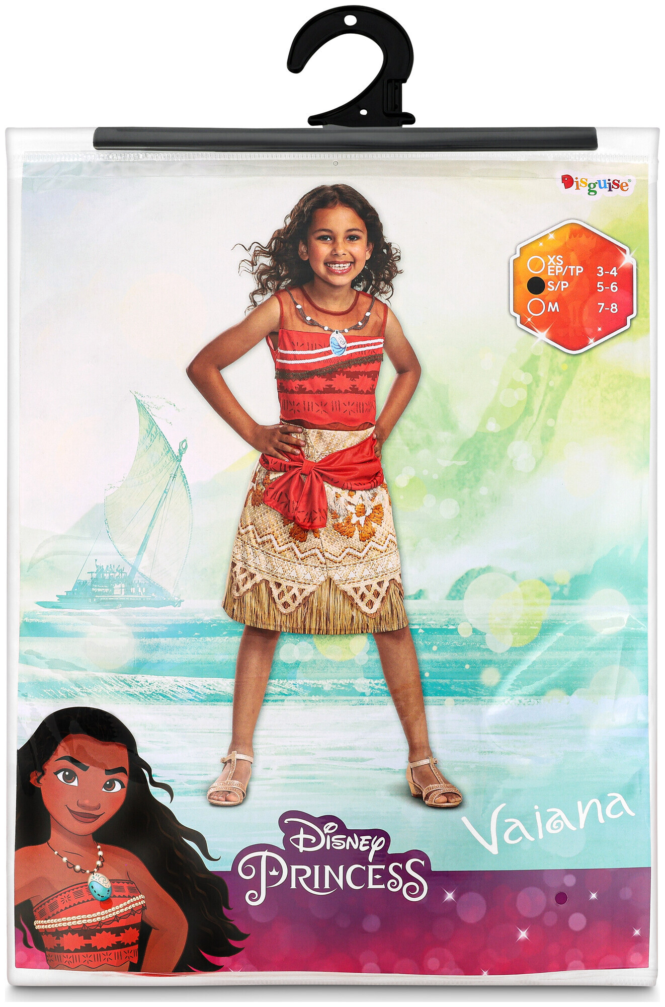 Image of Disney Princess Vaiana Costume Classic S (5-6)