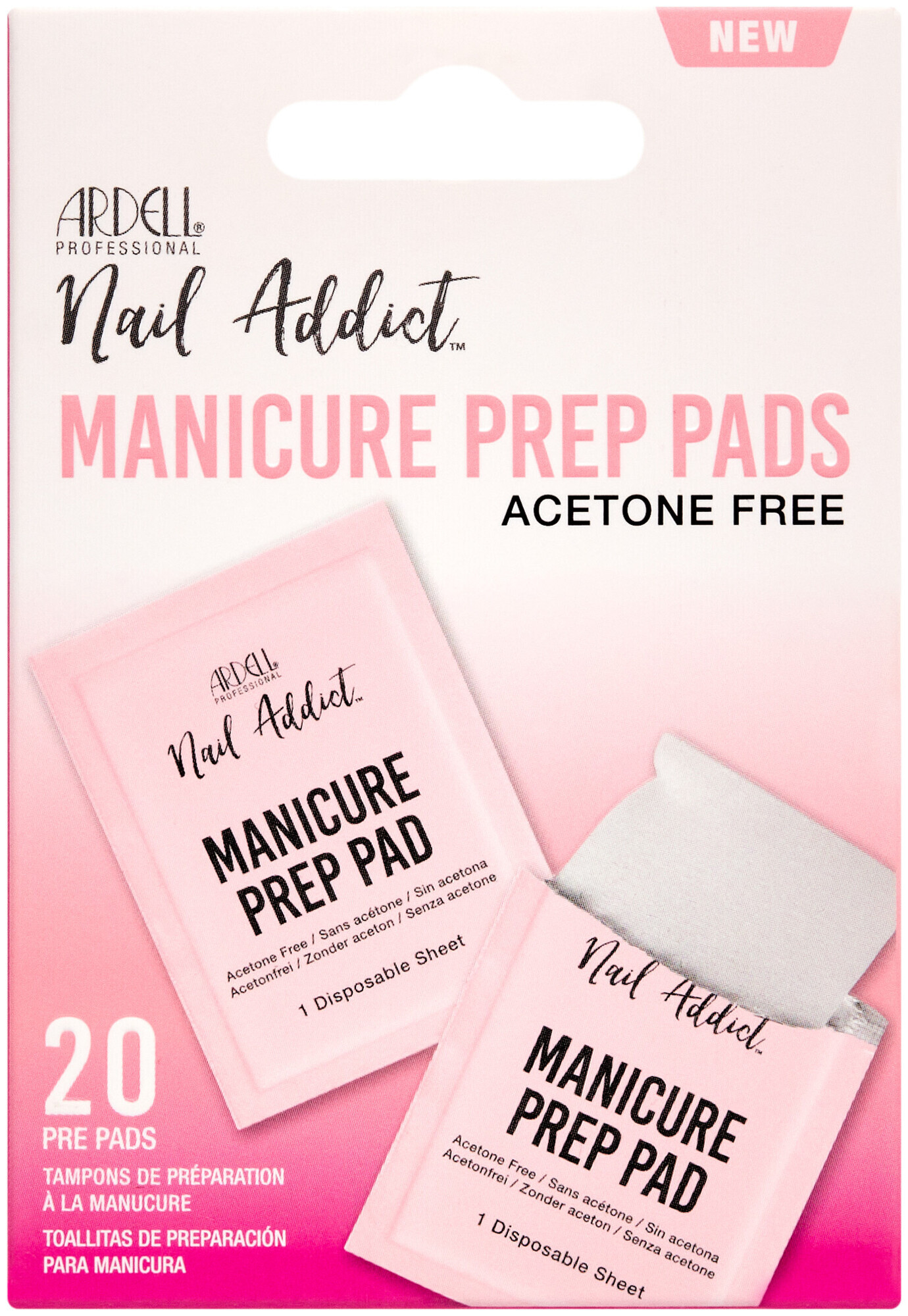 Image of Ardell Nail Addict Manicure Prep Pads 20 Stück