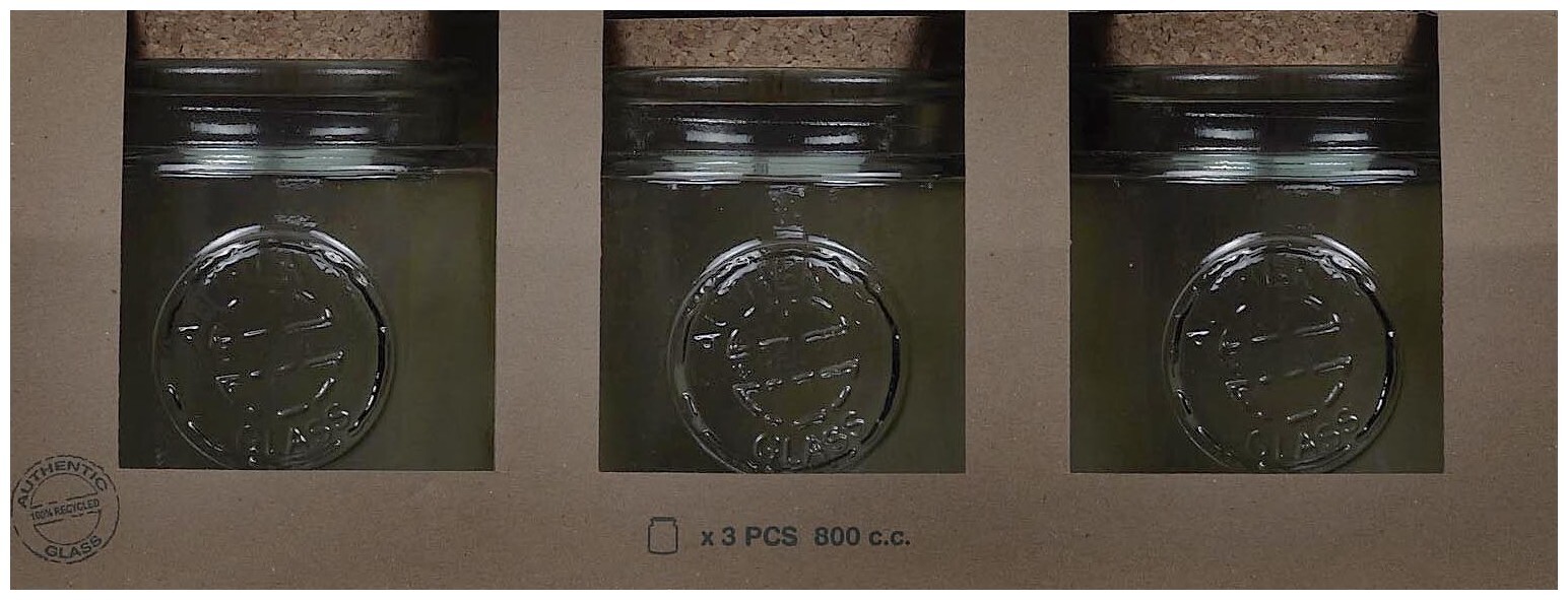 Image of Vorratsglas Set 0.8L 3 teilig