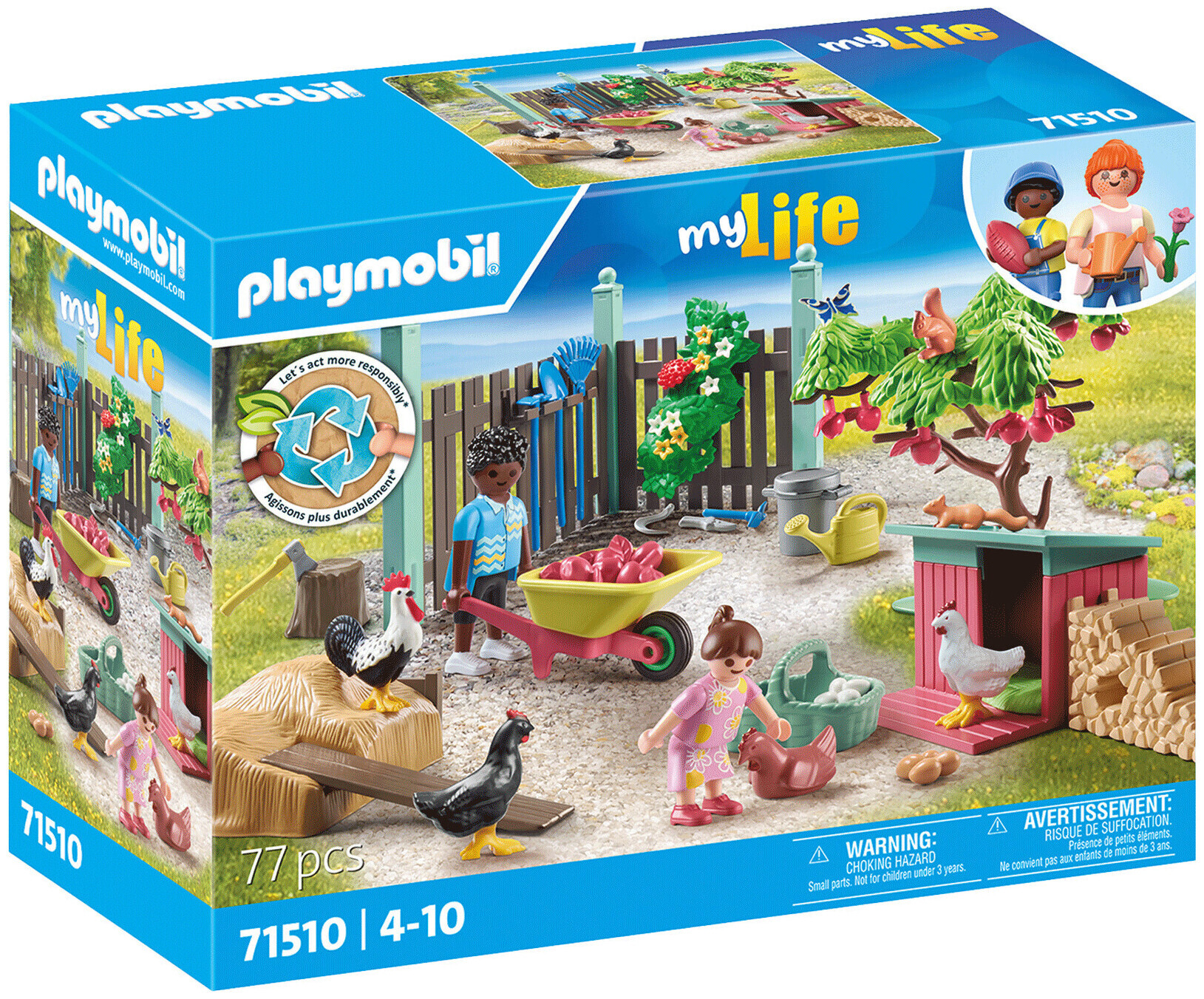 Image of Playmobil 71510 Kleine Hühnerfarm im Tin