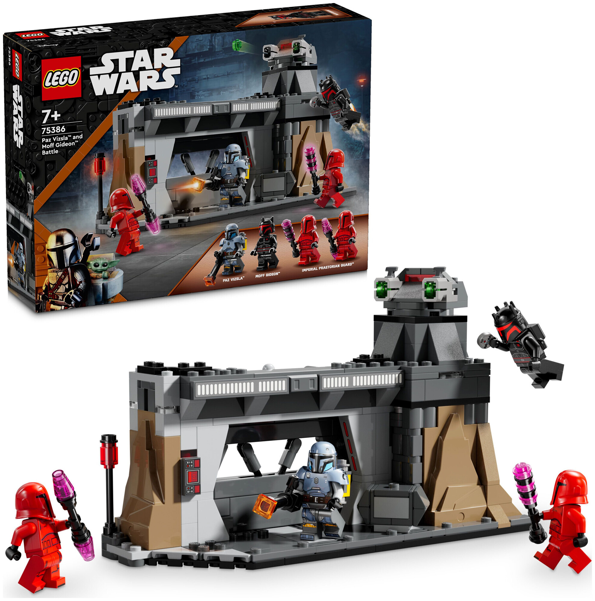 Image of Lego Star Wars Lego® Star Wars™ 75386 Duell zwischen Paz Vizsla™ und Moff Gideon™