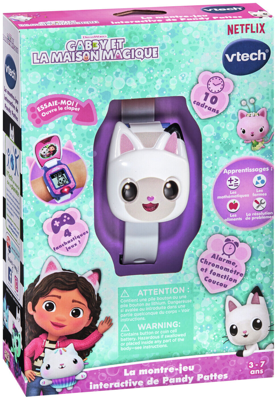 Image of VTech Gabby's Dollhouse Montre-jeu Pandy Patte