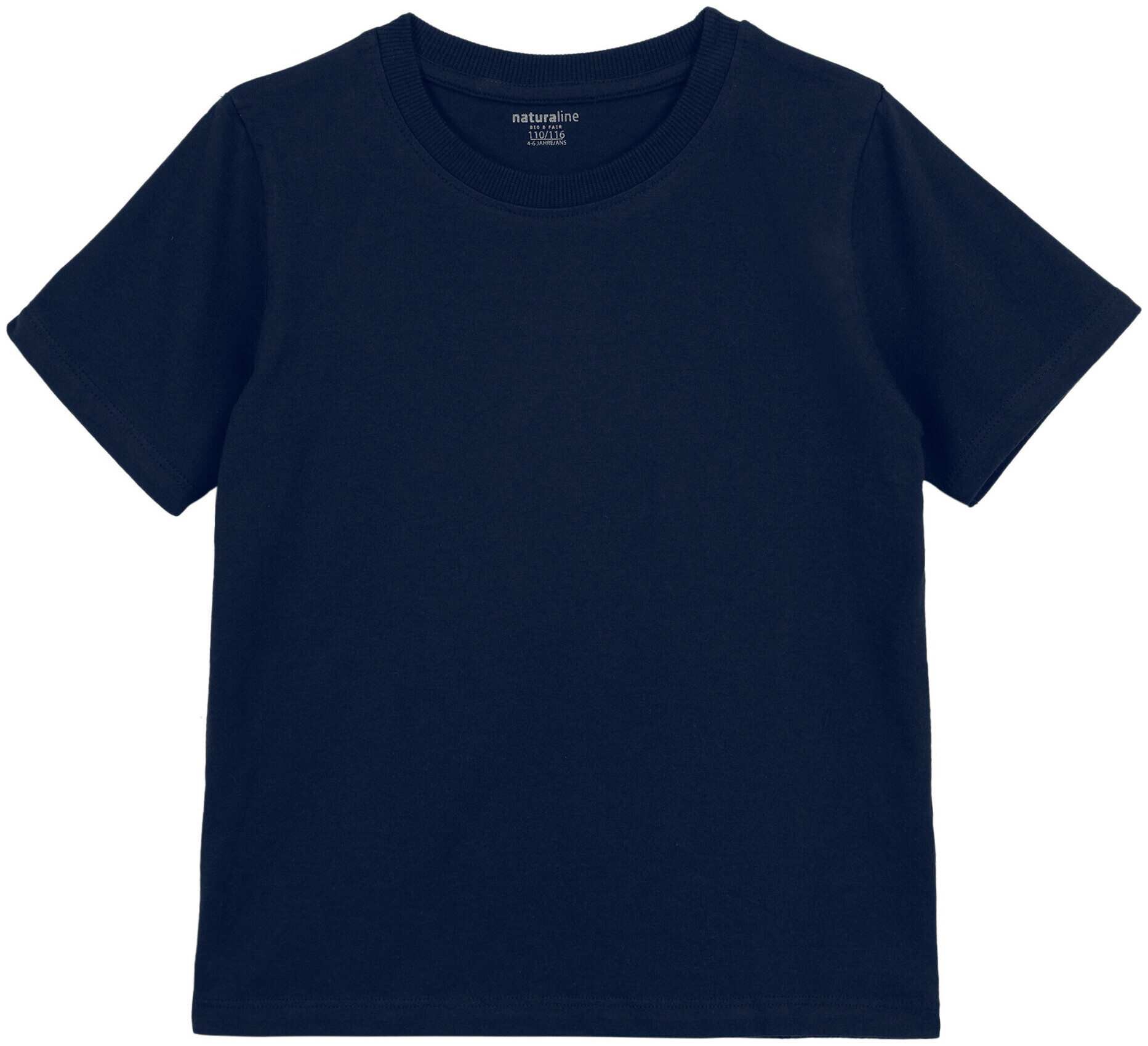 Image of Naturaline Textil Naturaline T-Shirts Navy 134/140