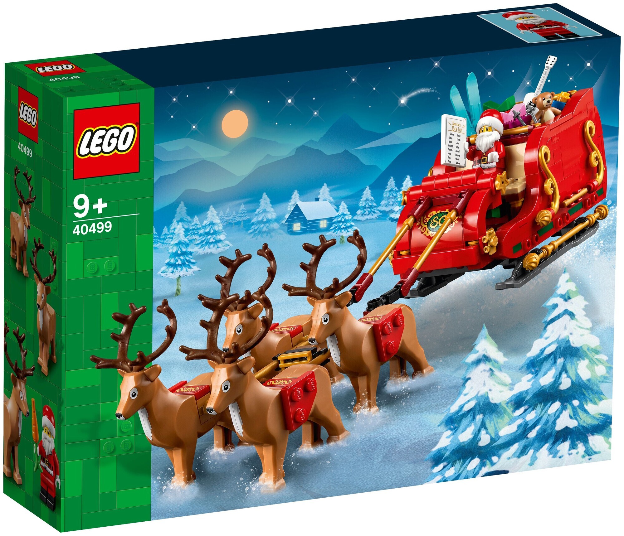 Lego LEL Seasons and Occasions Lego Icons 40499 Le traîneau du Père Noël dès 9 ans