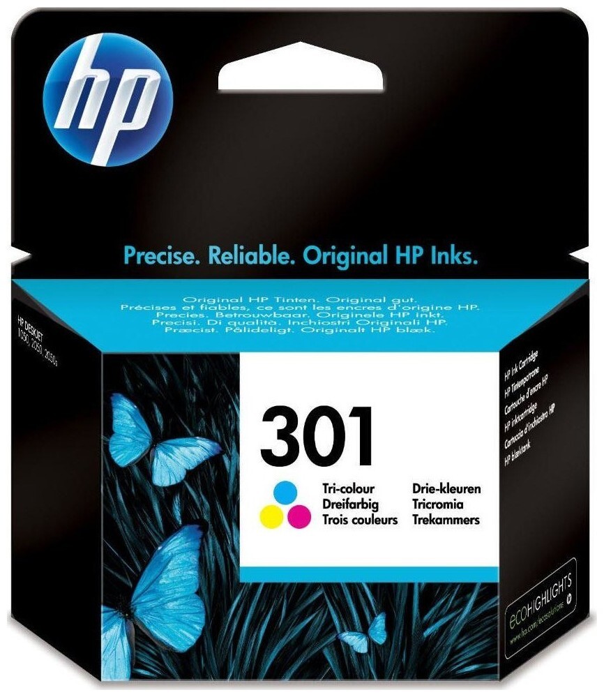 Image of HP Tintenpatrone 301 color DeskJet Ch562Ee