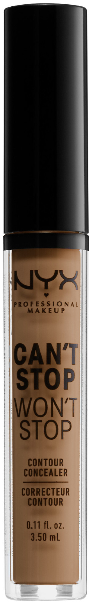 Image of NYX Professional Makeup Can't Stop Won't Stop Contour Concealer 15.7 Warm Caramel, 3.5ml