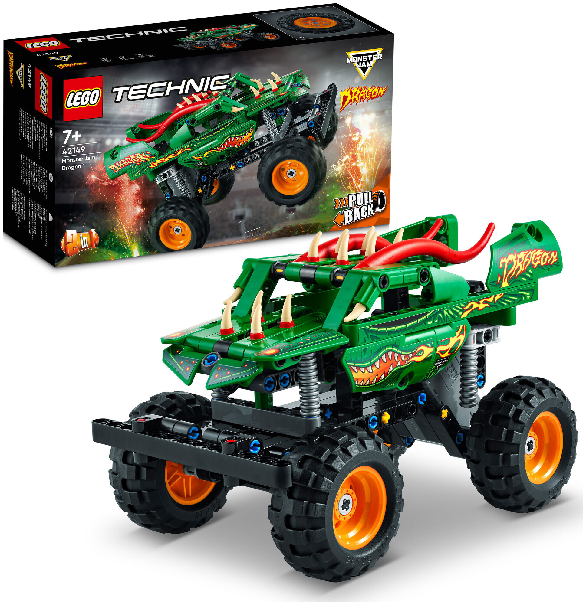 Image of Lego Technic Lego® Technic 42149 Monster Jam™ Dragon™