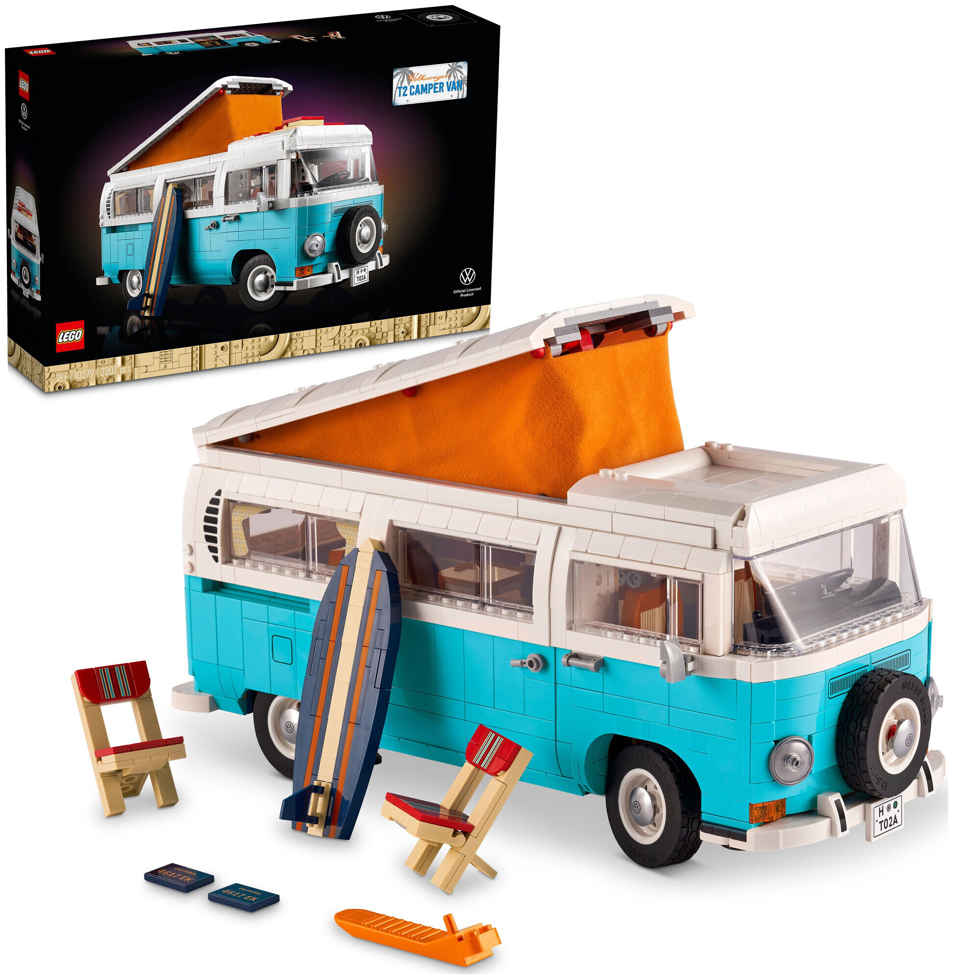 Lego® Icons 10279 Le camping-car Volkswagen T2 (Lego® Rare Set)