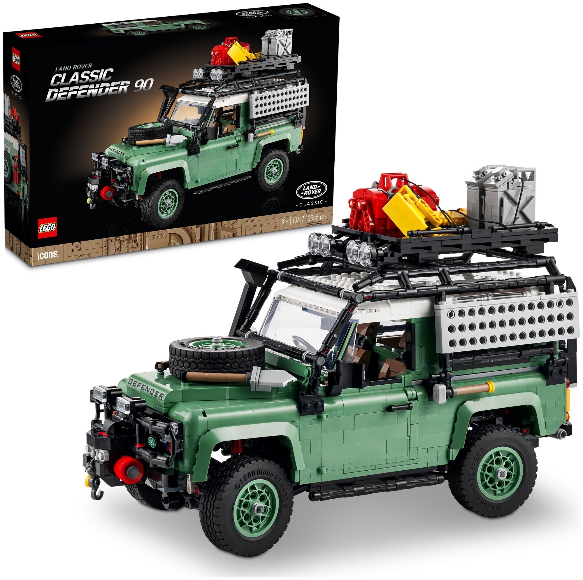Lego Icons 10317 Klassischer Land Rover Defender 90 (Lego Rare Set)
