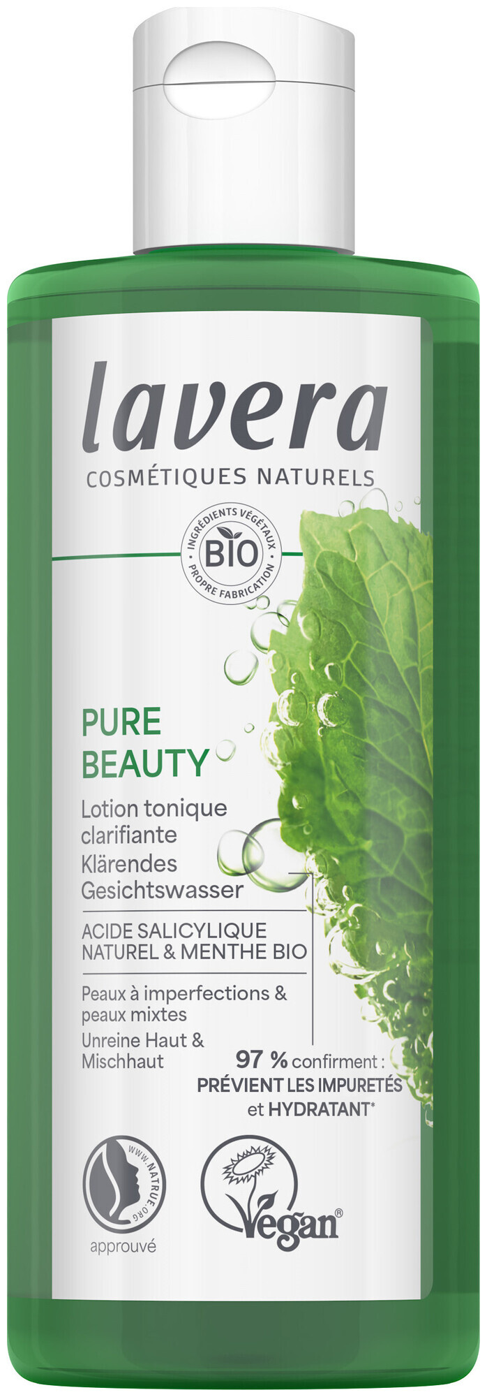Image of lavera Pure Beauty Klärendes Gesichtswasser