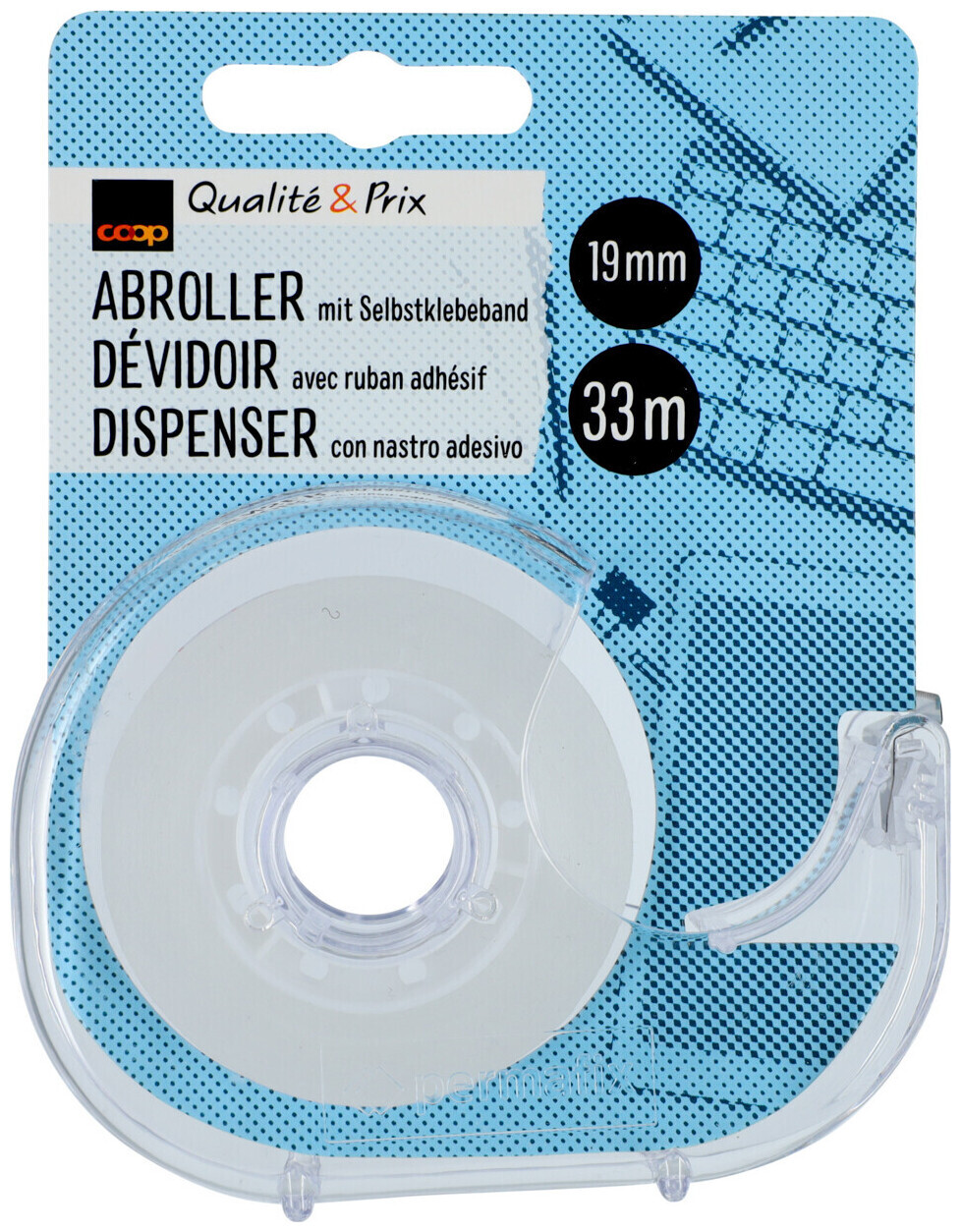 Image of Preisimage-EM Qualité&Prix Klebeband CL 19 mm x 33 m + Abroller