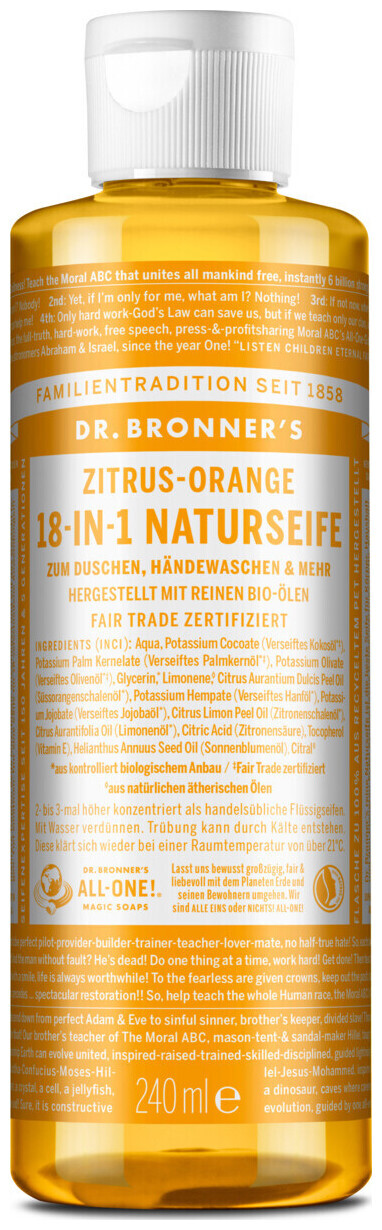 Image of Dr. Bronner's BIO Naturseife Citrus 240ml