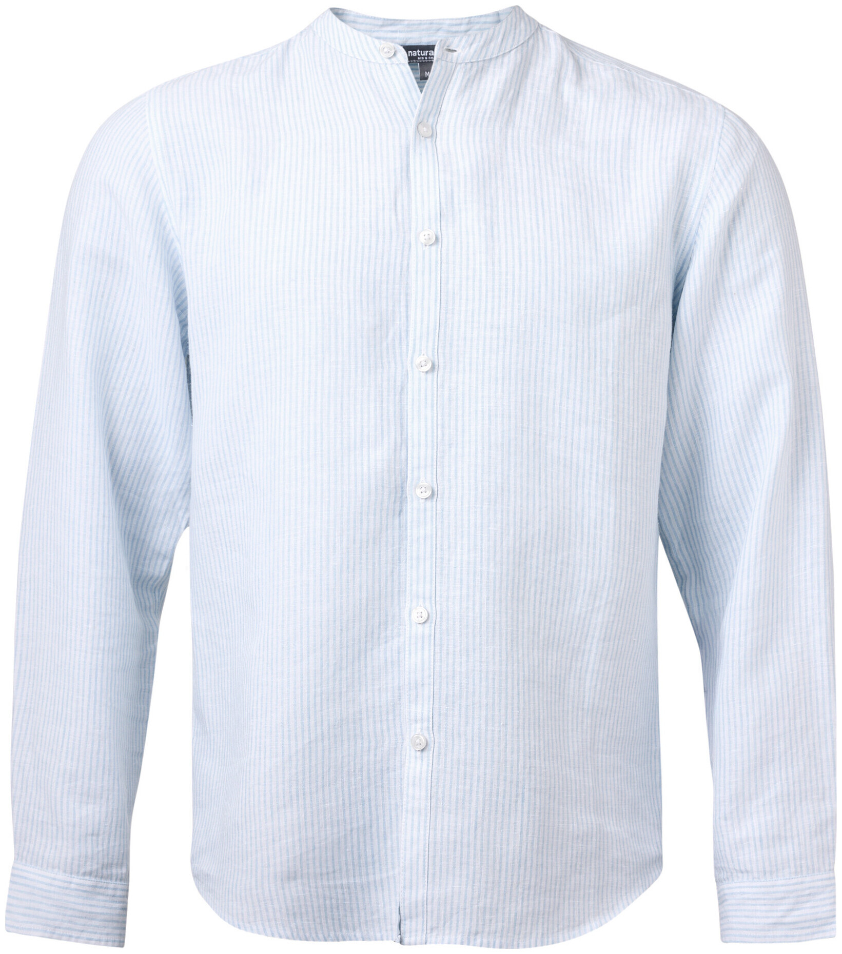Image of Naturaline Textil Naturaline Herren Leinenhemd hellblau L
