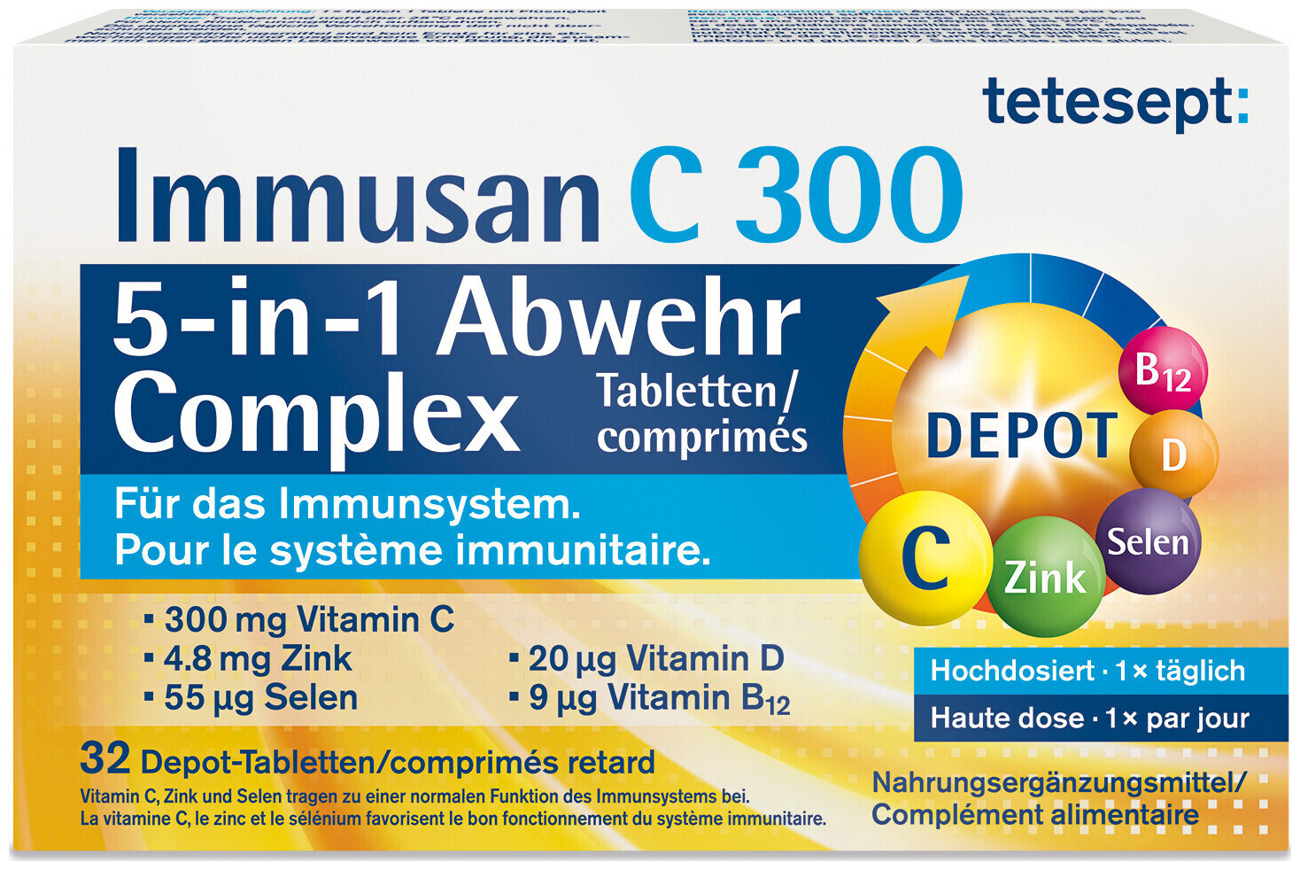 Image of Tetesept Immusan C 300 32 Stück