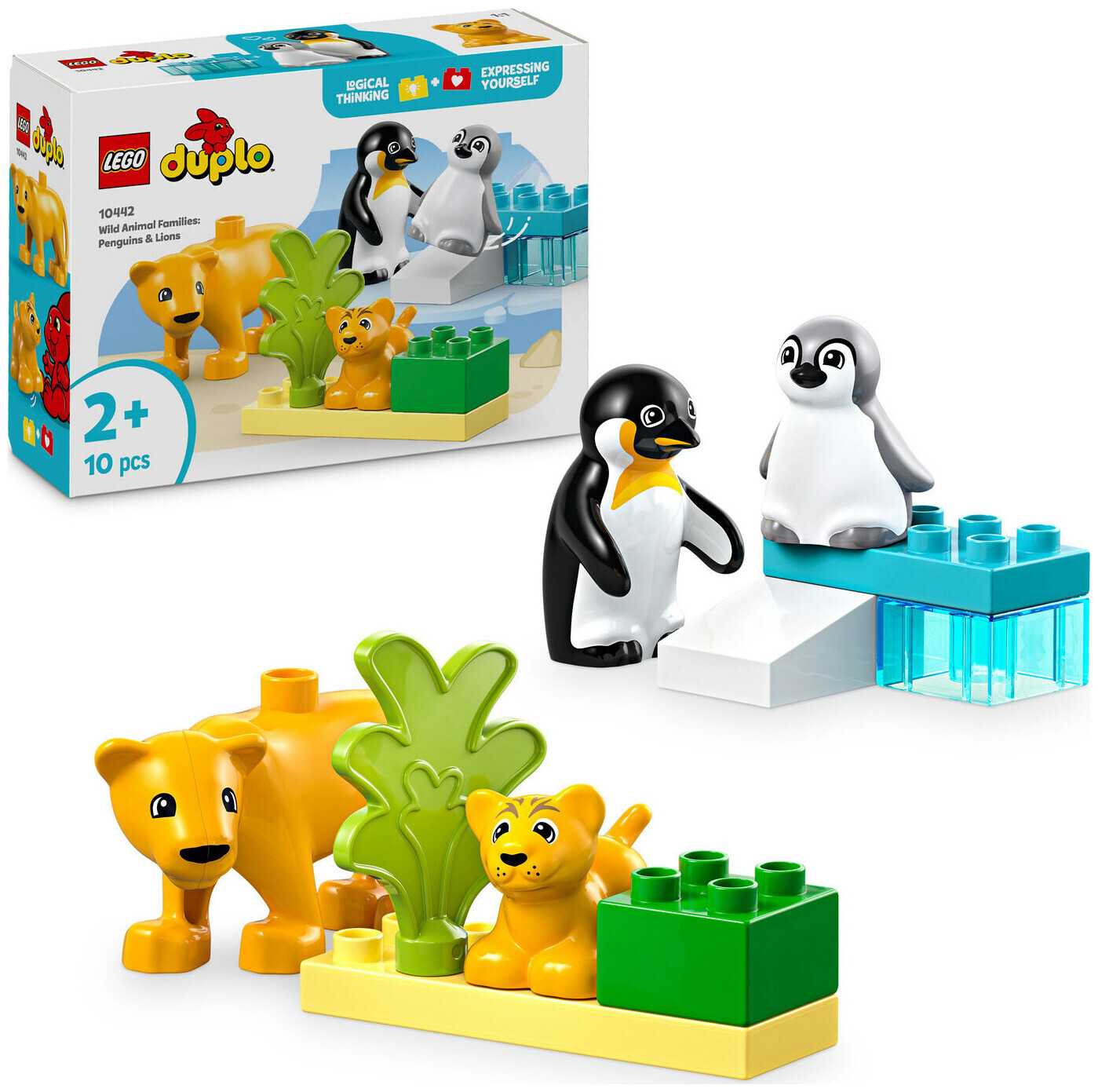 Image of Lego Duplo Lego® Duplo 10442 Wildtier-Familien Pinguine und Löwen ab 2 Jahren