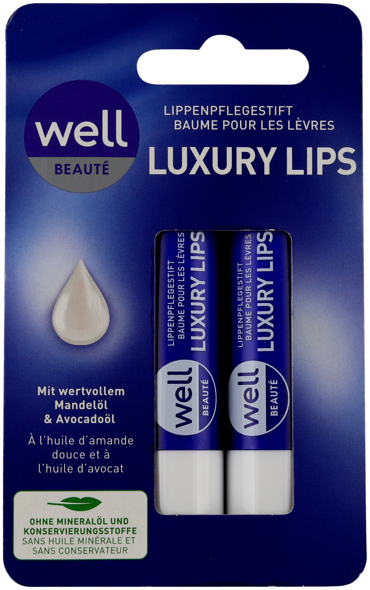 Image of well Lippenpflegestift Luxury Lips 2x4.8g