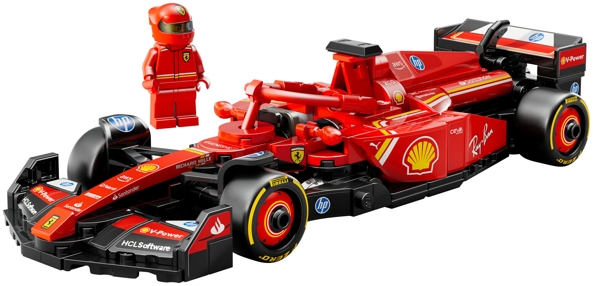 Lego Speed Champions Lego Speed Champions 77242 Ferrari Sf-24 F1 Voiture de course - Voiture jouet à partir de 10 ans