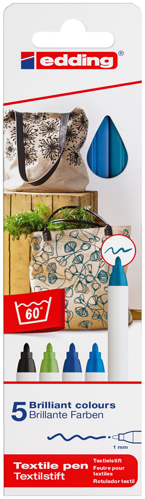 Image of edding Textilstift 4600 E-5 Cool Col