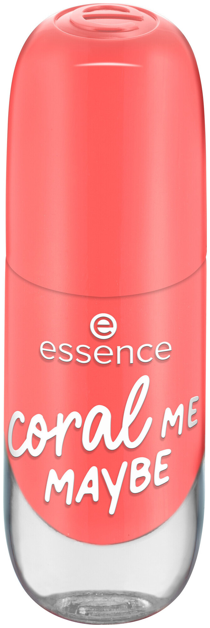 Image of essence gel nail colour 52 coral ME Maybe 8 ml