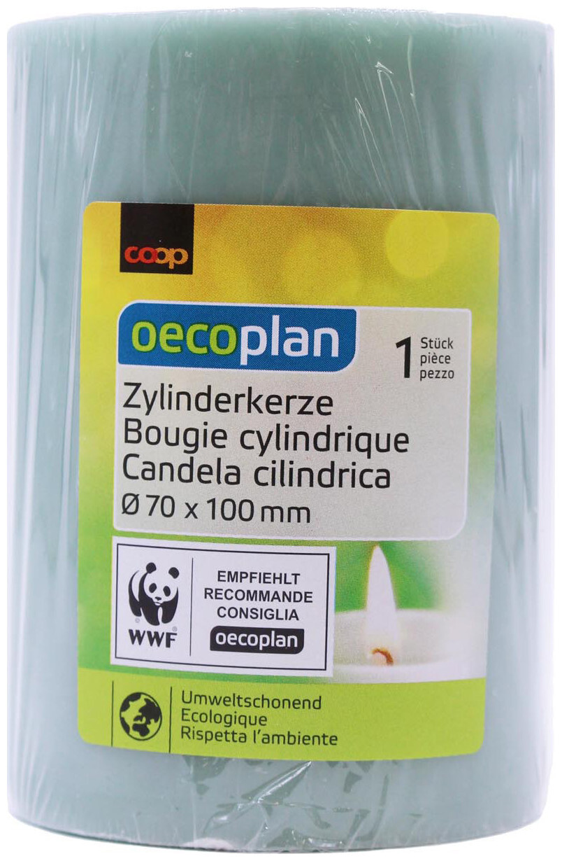 Image of Oecoplan Zylinderkerze 70x100mm mint